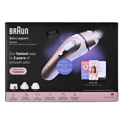 Depilator Braun IPL PL7321, teknologji IPL, pa tel, i bardhë