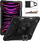 Këllëf mbrojtës ESTUFF AUSTIN për iPad Air 13 2024/2025, me mbajtëse 360°, i zi