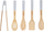 Set enë bambuje Alpina, 5 copë