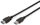 Kabllo Assmann Digitus USB A - USB A AK-300203-030-S, 3m, e zezë