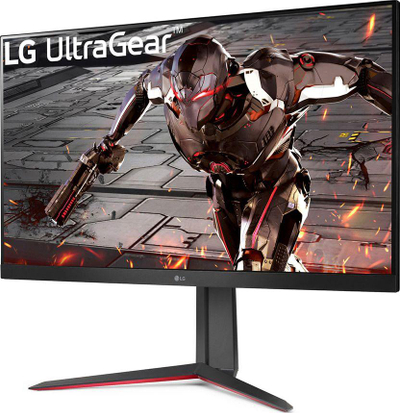 Monitor LG UltraGear 32GN650-B, 31.5 ", 2560 x 1440, 165 Hz, 60 W, i zi / i kuq