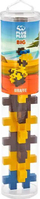 Set ndërtimi PlusPlus BIG Giraffe, 15 copa, tub plastik transparent, shumëngjyrësh