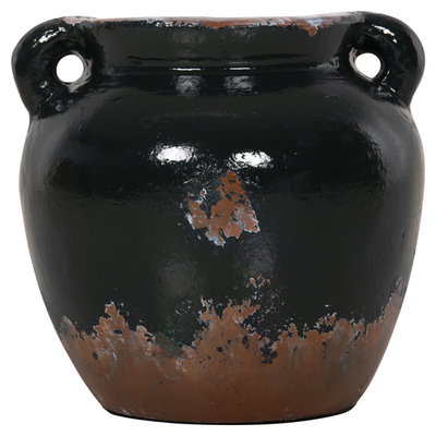 Vazo dekorative Φ24x23Hcm (HM4380), zezë