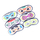 Maskë gjumi Vintex VBF SE100PU, set 6 copë, poliester, e zezë