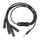 Kabllo ndarëse audio Shelly Pill, 3.5 mm, 1 në 5, e zezë