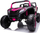 Makina elektrike për fëmijë UTV A032, 24V 800W, me telekomandë, rozë