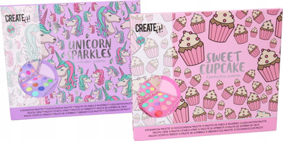 Paletë sysh Canenco CREATE IT Pastel Eyeshadow Mix, 12 ngjyra, shumëngjyrëshe