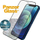 Xham mbrojtës PanzerGlass E2E për iPhone 12 Mini, antibakterial, me kornizë të zezë