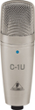 Mikrofon kondensator Behringer C-1U, USB, studio, argjend