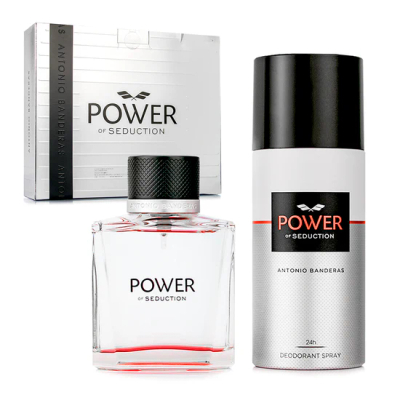 Set për meshkuj Antonio Banderas Power Of Seduction, Eau de Toilette 100ml + Deo 150ml 