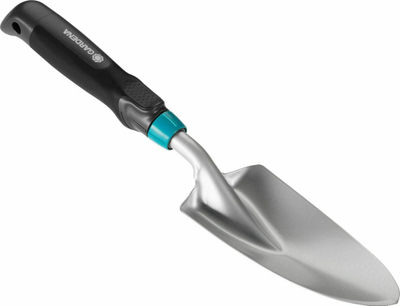 Llopatë dore Gardena Comfort, për mbjellje dhe transplantim, çelik, blu