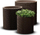 Сет саксии Keter Curver CYLINDER, 3 парчиња S M L, пластични, кафеави