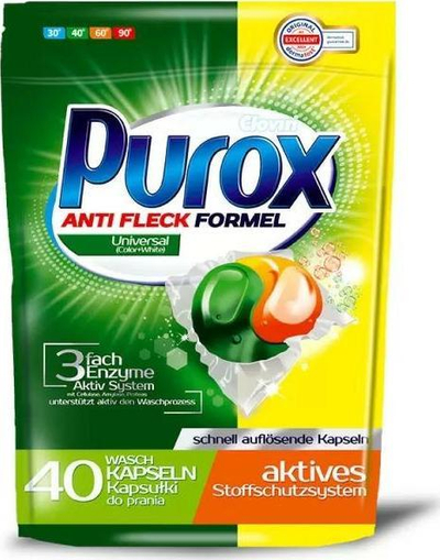 Kapsula larëse Clovin Purox Duocaps, xhel universal, 40 kapsula