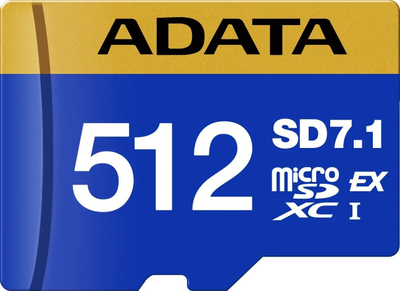 Kartë memorie ADATA UD512GEX3L1-C, 512GB, MicroSDXC UHS-II
