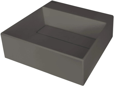 Lavabo banjoje Deante CQR TU4M, granit, mbi banak, anthracite metallic