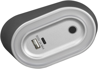 Lampë nën-dolapi AGRA LED, 2.5W, USB A+C, gri
