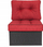 Jastëk kopshti HOBBYGARDEN EMMA TECH, për kolltuqe dhe sofa technorattan, 70x70x42 cm, gri