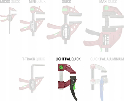 Shtrëngues Piher Light PAL, 120kg, 16cm, i kuq