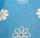 Batanije elektrike ngrohëse Hopma, 150 x 120 cm, 90W, blu me lule