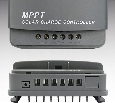 Контролер за соларно полнење Qoltec MPPT, 20A, 12V/24V, LCD екран, 2x USB