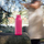 Метална термичка шише Quokka SOLID, 510ml, розова Raspberry