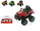 Makine lodër off road Jeep Die Cast, 8 cm, me tërheqje, shumëngjyrëshe