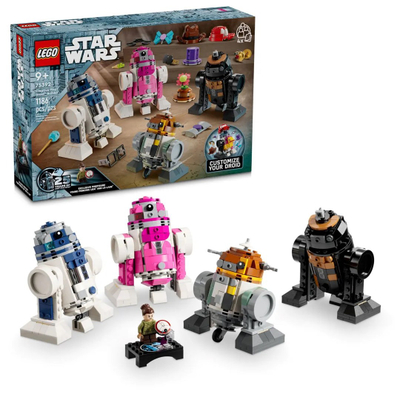 Set kreativ ndërtimi Creative Play Droid Builder, për fëmijë, shumëpjesësh, shumëngjyrësh