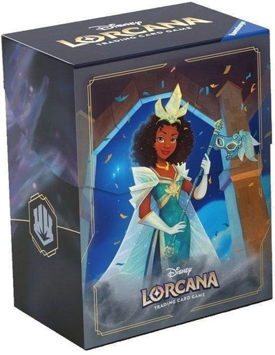 Kuti letrash Disney Lorcana Deck Box Tiana, deri 80 letra