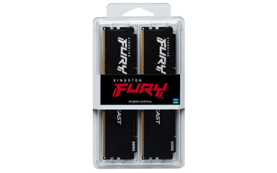 RAM Kingston Fury Beast, DDR5 16GB 6000MHz CL36, kit 2x8GB, e zezë