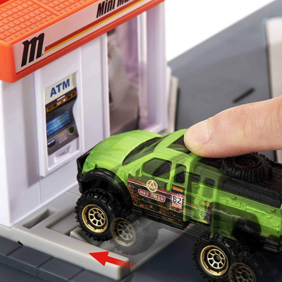 Set loje Mattel Matchbox Action Drivers Fuel Station, me makinë, shumëngjyrësh