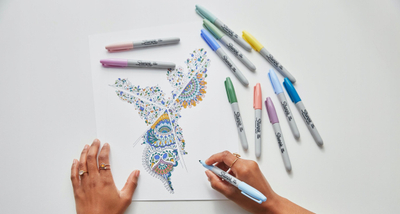 Перманентен маркер Sharpie 2157681, тенок врв, сет 12 парчиња, мешани бои