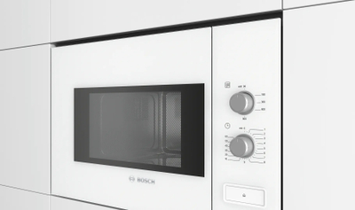 Mikrovalë inkaso Bosch BFL520MW0, 20L, 800W, e bardhë
