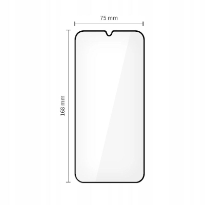 Xham mbrojtës Tech-Protect Glass Fit+ për Poco M7, 0.3mm, 2 copë, i zi
