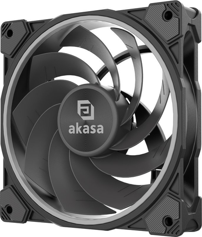 Ventilator kasë Akasa SOHO AR12, 120mm, RGB, i zi