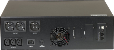 UPS East AT-UPS1500S-RT-RACK, 1500VA, me ekran LCD, ngjyrë e zezë