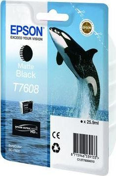 Patron boje Epson C13T76084N10, Matte Black, origjinal