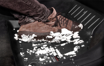Tapeta dyshemeje FROGUM 3D408081, set 4 copë, goma, VOLVO S90 V90 2016+, të zeza