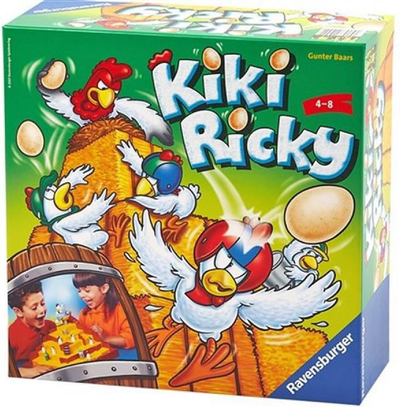 Lojë tavoline Ravensburger Kiki Ricky, për kalamaj 4+ vjeç, 2+ lojtarë, me ngjyra