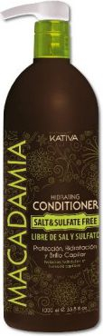 Balsam flokësh Kativa Macadamia Hydrating, pa sulfate, 1000 ml