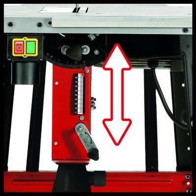 Sharrë tavoline Einhell TC-TS 315 U, 1800W, 315mm, e kuqe