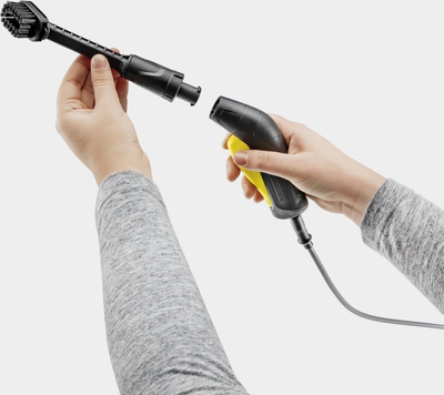 Grusht furçe pastrimi Karcher Detail Brush Nozzle për OC 3, për pastrim në detaj, e verdhë
