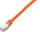 Kabllo rrjeti EQUIP RJ-45/RJ-45, kat.6a, S/FTP 0.5m (605677), e portokalltë