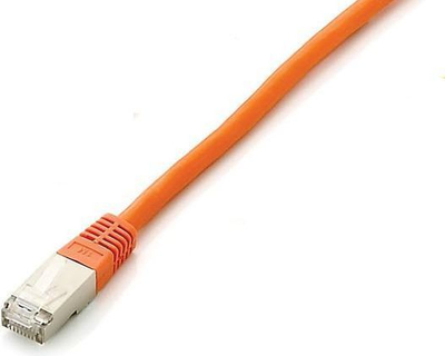 Kabllo rrjeti EQUIP RJ-45/RJ-45, kat.6a, S/FTP 0.5m (605677), e portokalltë