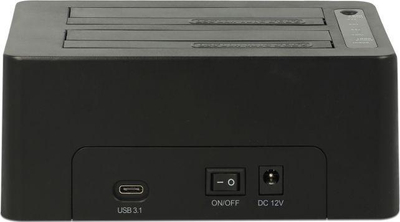 DeLOCK USB Type-C 10 Gbps докинг станица за 2 x SATA HDD/SSD, 2.5" и 3.5"