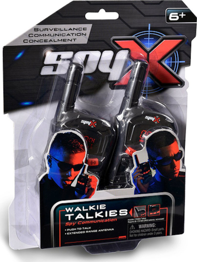 Set walkie talkie SpyX 20190, për kalamaj, i zi