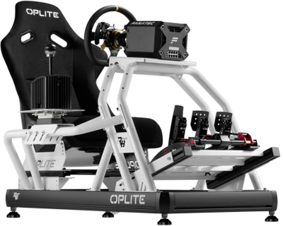 Mbajtëse levë shpejtësie dhe handbrake Oplite R8, metal, e bardhë