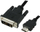 Kabllo Goobay (50580) HDMI - DVI-D, 2m, e zezë