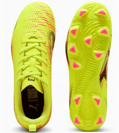 Këpuca futbolli Puma Future 8 Play Jr 108144-03, FG AG, për kalamaj, e verdhë
