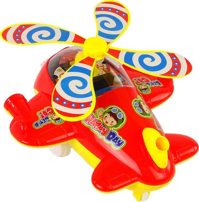 Lodër ecjeje Walker MIX, formë aeroplani, me tinguj, shumëngjyrëshe