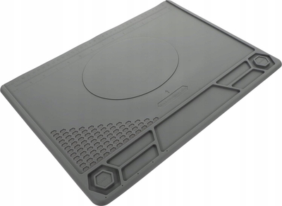 Tapi silikoni për saldim e servis, 350x220mm, i duron deri 500°C, gri